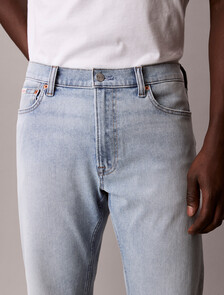 Buy 남성 슬림 스트레이트핏 37.5 진 in color Light Blue