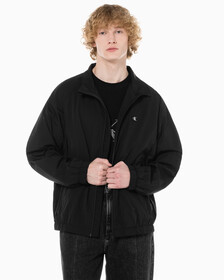Buy 남성 에센셜 스텐드 넥 자켓 in color CK BLACK