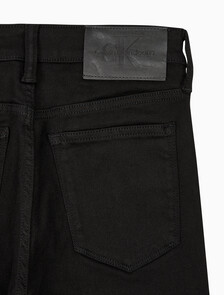 Buy 여성 하이라이즈 스키니 앵클핏 블랙 데님 in color WASHED BLACK LOGO LACE