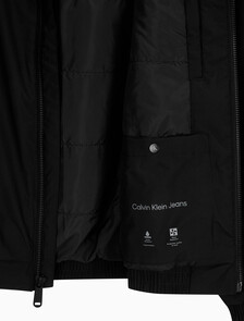 Buy 남성 후드 립스탑 해링턴 자켓 in color BLACK