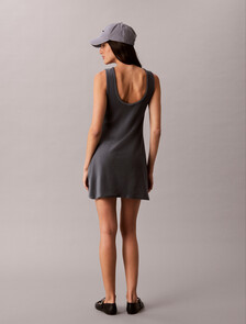 Buy 여성 타올 로고 미니드레스 in color DARK GREY