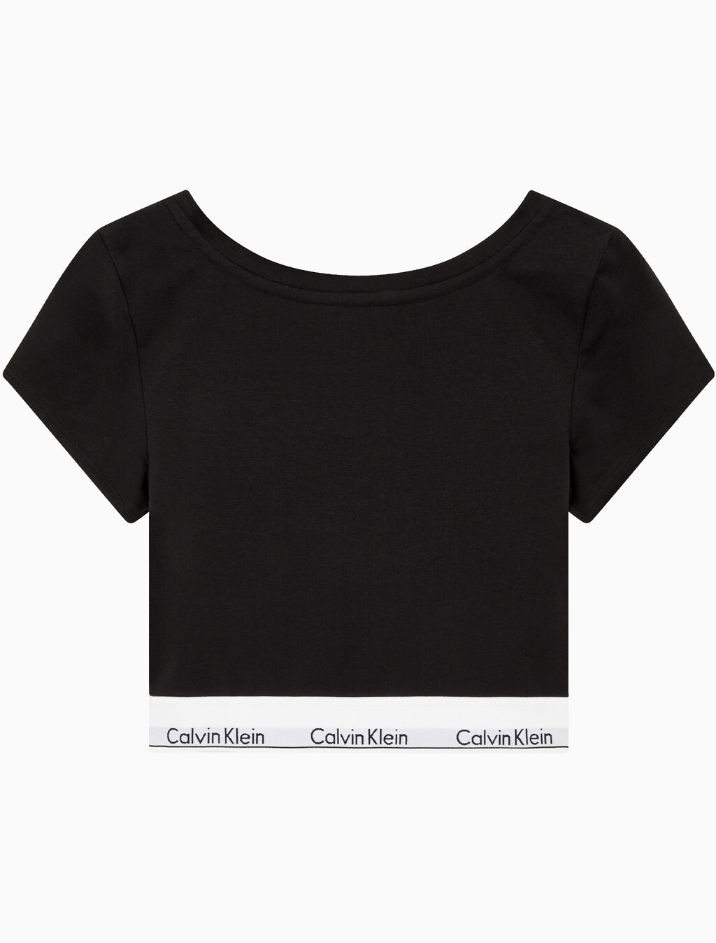Buy 여성 모던 코튼 티셔츠 아웃푸쉬 브라렛 in color BLACK
