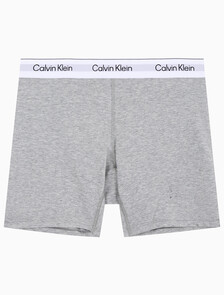 Buy 여성 아이콘 코튼 모달 박서 브리프 in color GREY HEATHER