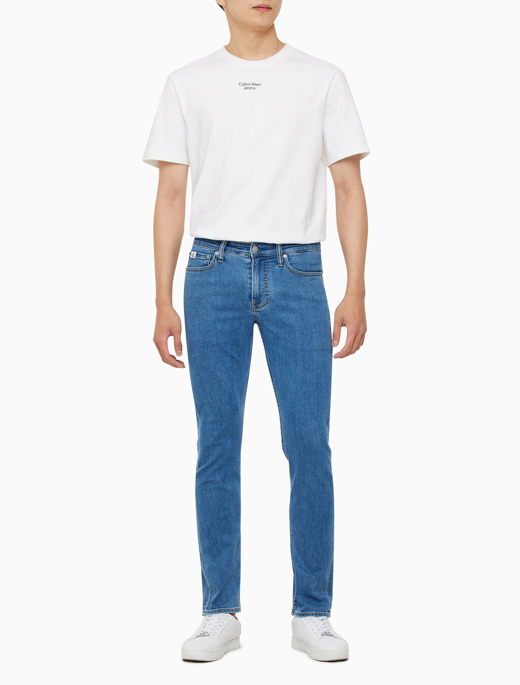 Buy  in color MID BLUE BACK EMBRO