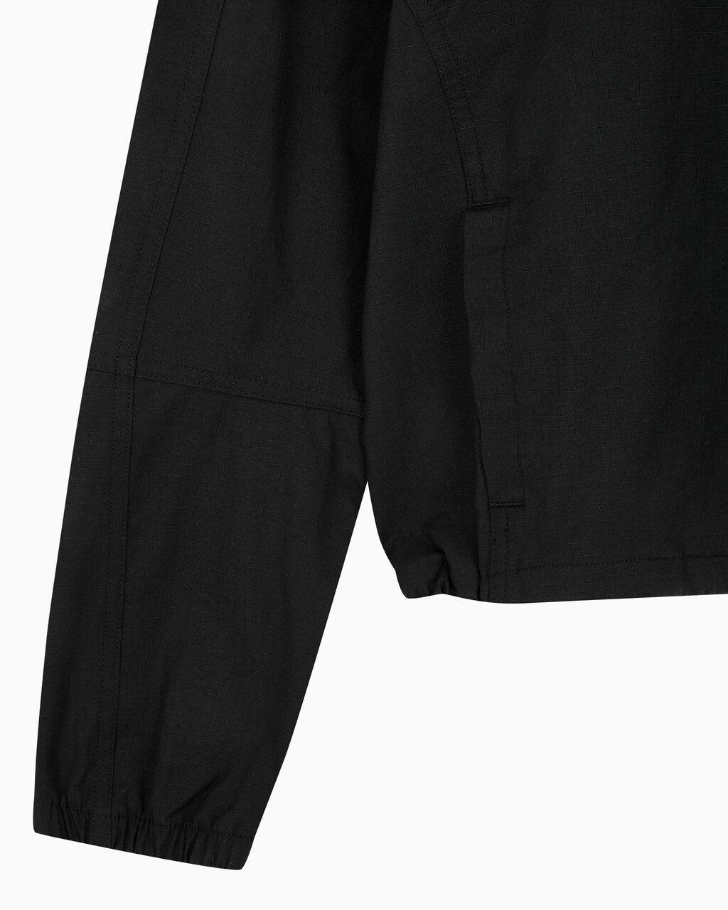 Buy 여성 CK 애슬레틱 레귤러 핏 기능성 반집업 아노락 in color BLACK