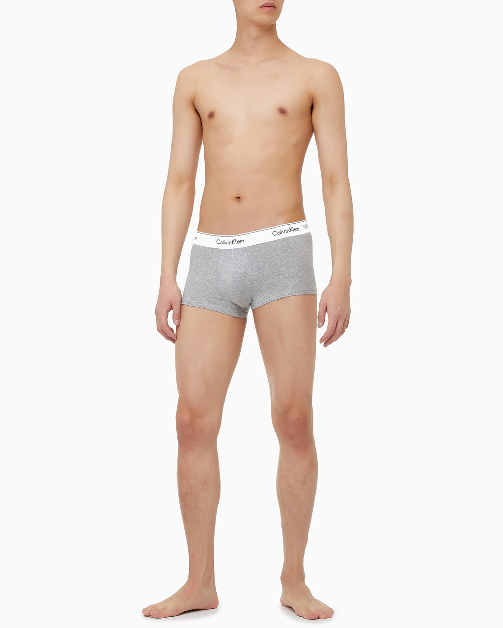 Buy 남성 모던 코튼 스트레치 3PK 트렁크 in color BLUE/GREY/BLACK