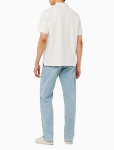 Buy 남성 릴렉스핏 피케 폴로 반팔 티셔츠 in color BRIGHT WHITE