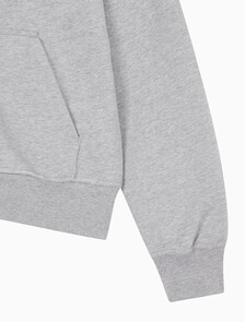 Buy 여성 모노로고 프렌치테리 풀집 후디 in color HEROIC GREY HEATHER