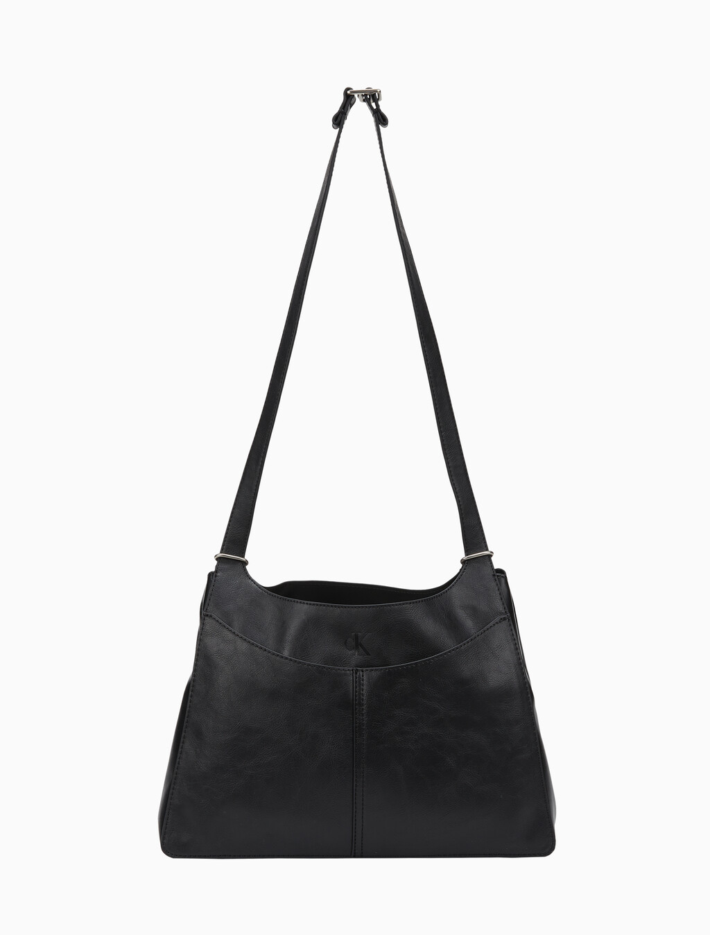 Buy 여성 CKJ 신치드 PU 컨버터블 숄더백 in color BLACK