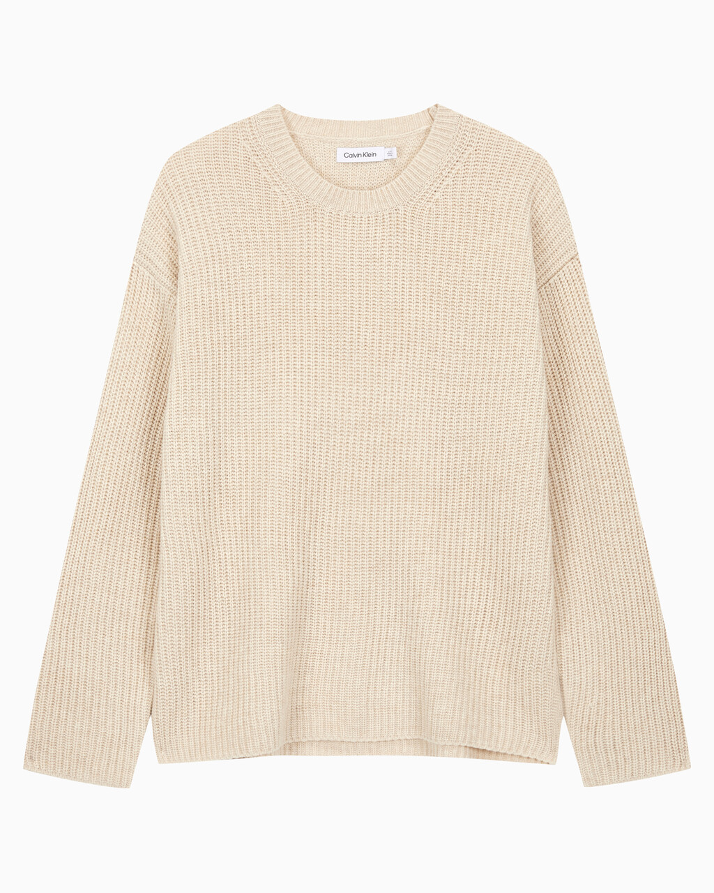 Buy 남성 롱슬리브 크루넥 스웨터 in color BEIGE