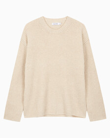 Buy 남성 롱슬리브 크루넥 스웨터 in color BEIGE