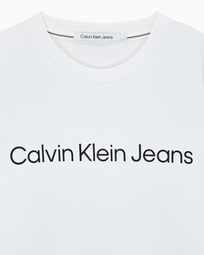 Buy 남성 레귤러핏 인스티튜셔널 긴팔 티셔츠 in color BRIGHT WHITE