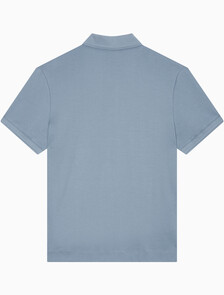 Buy 남성 레귤러핏 인터락 폴로 반팔 티셔츠 in color BLUE