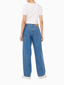 Buy 여성 90's 루즈핏 블루 데님 in color BLUE