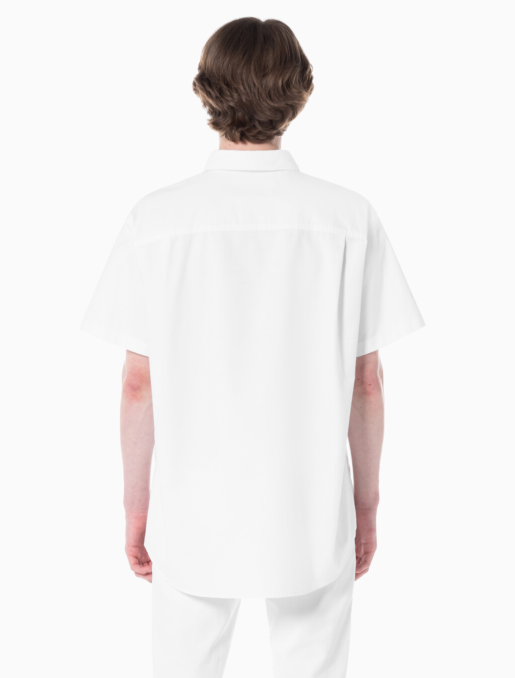 Buy 남성 릴렉스핏 옥스포드 반팔 셔츠 in color BRIGHT WHITE