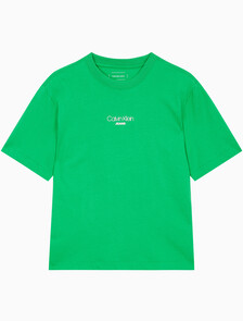 Buy 여성 박시핏 반팔 티셔츠 in color BLOSSOM GREEN