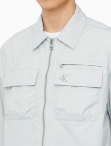Buy 남성 테크 셔츠 자켓 in color WHITE