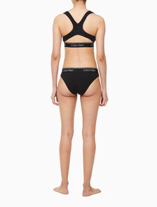 Buy 여성 에슬레틱 코튼 탕가 in color BLACK