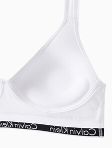 Buy 여성 모던 코튼 리프트 브라렛 in color WHITE