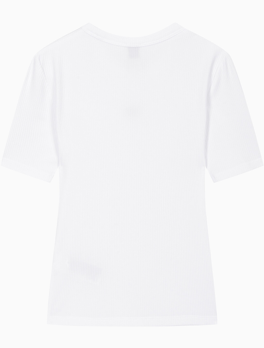 Buy 여성 모달 립 반팔 티셔츠 in color BRILLIANT WHITE