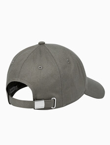 Buy 남녀공용 CKJ 모노그램 엠브로이더리 볼캡 in color CHARCOAL