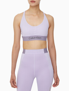 Buy 여성 하이서포트 CK 스포츠 브라 in color BRILLIANT WHITE