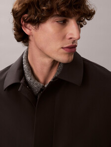 Buy 남성 마이크로 트윌 숏 보머자켓 in color BLACK