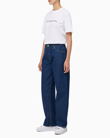 Buy 여성 90's 스트레이트핏 린스 데님 in color RINSE BLUE