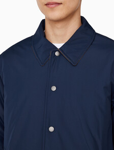 Buy 남성 리버서블 패디드 셔츠 자켓 in color NAVY/BROWN