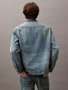 Buy 남성 재패니즈 셀비지 트러커 in color ALLOY INDIGO