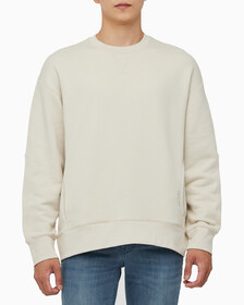 Buy 남성 테리 크루넥 in color BONE WHITE
