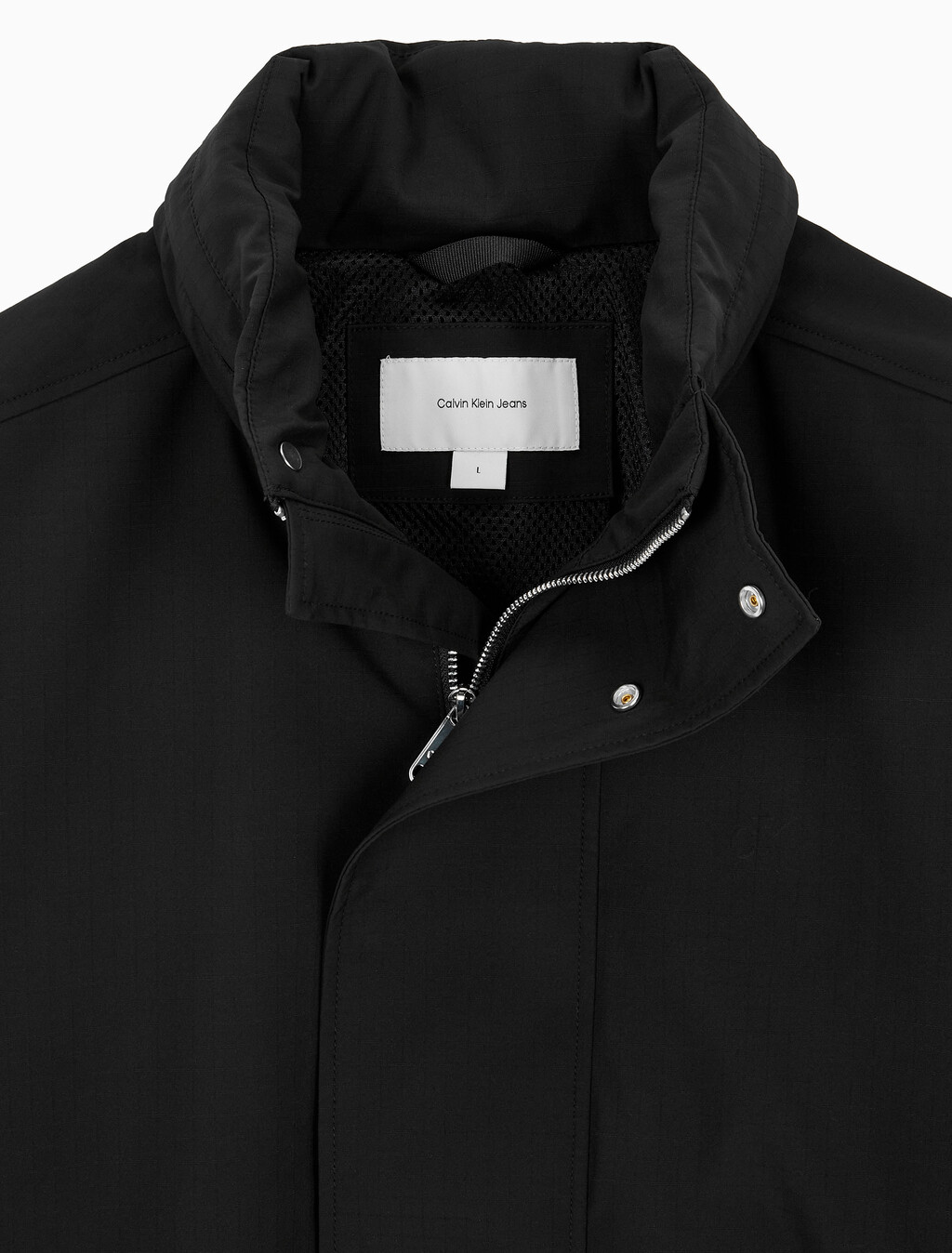 Buy 남성 릴렉스핏 패커블 후드 테크 자켓 in color CK BLACK