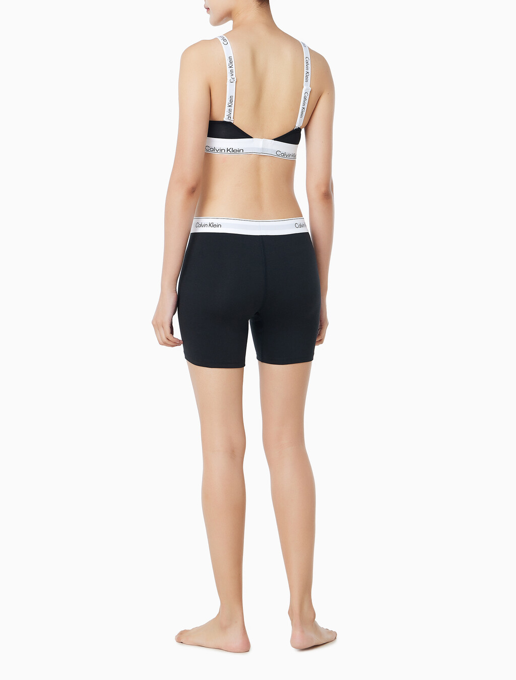 Buy 여성 아이콘 코튼 모달 브라렛 (H&E) in color BLACK