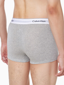 Buy 남성 아이콘 코튼 스트레치 3PK 트렁크 in color BLACK/WHITE/GREY HEATHER