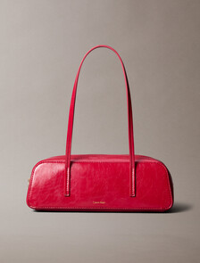 Buy 여성 엠보스드 로고 포일 글로시 발레토 백 in color JUNEBERRY