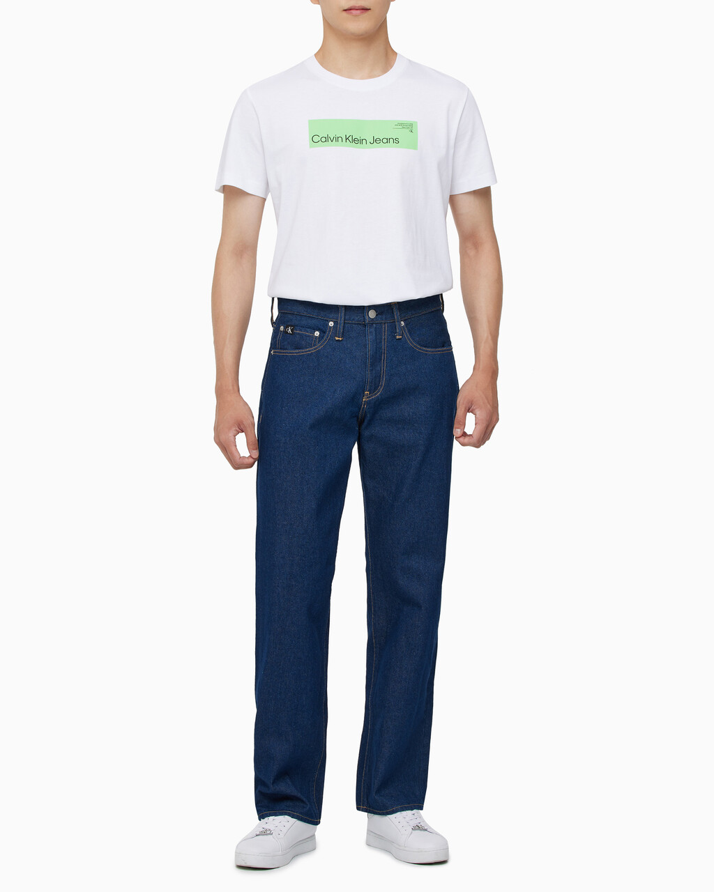 Buy 남성 90's 스트레이트핏 린스 데님 in color RINSE BLUE