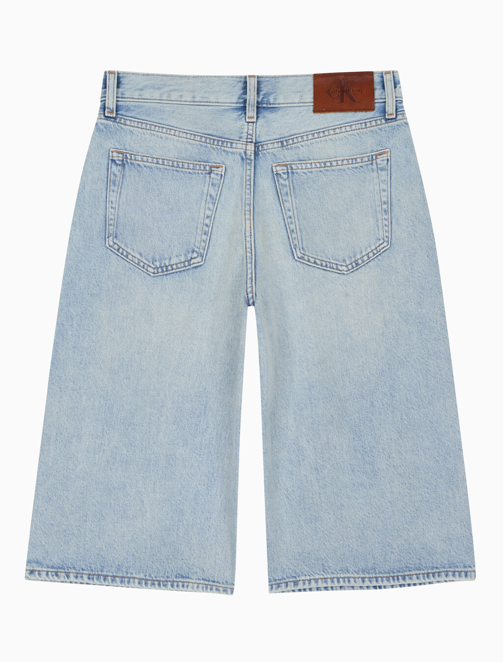 Buy 여성 텐셀 데님 롱쇼츠 in color Blue