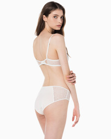Buy 여성 CK 블랙 그래픽 레이스 AF 푸쉬업 브라 in color VAPOROUS GRAY