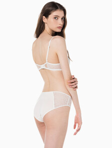Buy 여성 CK 블랙 그래픽 레이스 AF 푸쉬업 브라 in color VAPOROUS GRAY