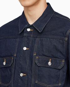 Buy 남성 유틸리티 데님 자켓 in color CK RAW SELVEDGE