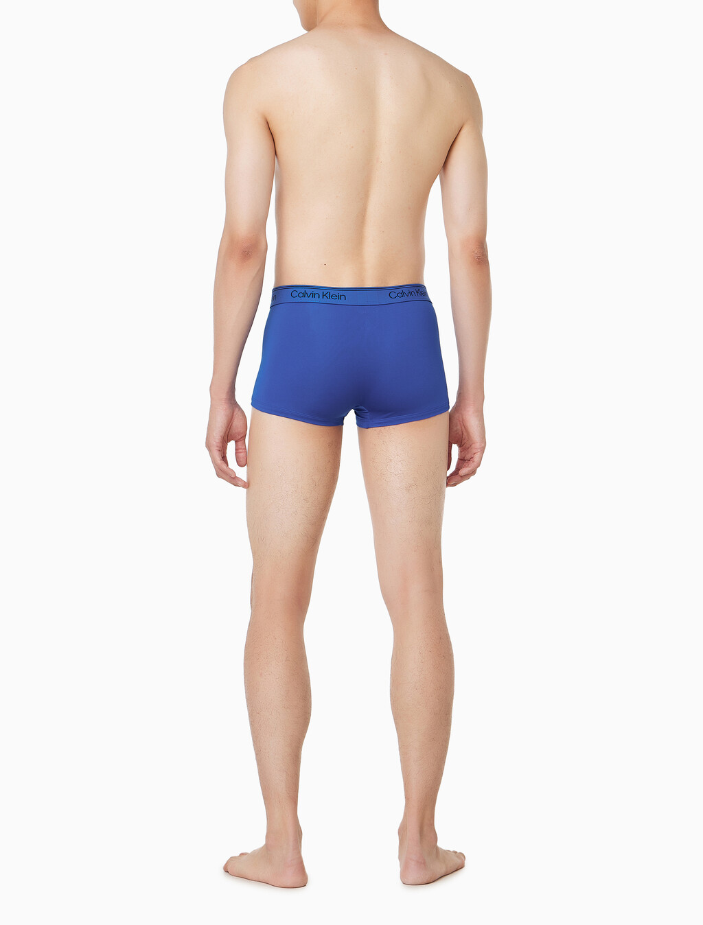 Buy 남성 마이크로 스트레치 3팩 로우 라이즈 트렁크 in color Navy/ Blue / Light Blue