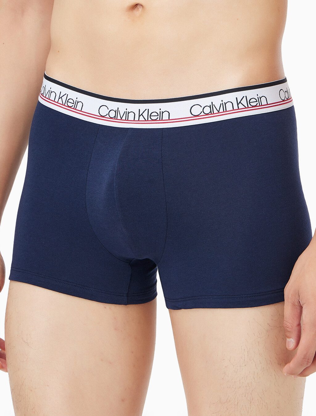 Buy 남성 WB 코튼 스트레치 버라이어티 팩 트렁크 3PK in color red / grey / navy