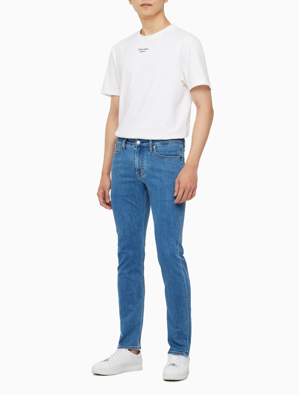 Buy  in color MID BLUE BACK EMBRO