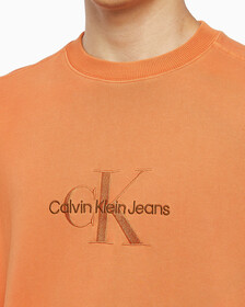 Buy 남성 모노로고 내츄럴 크루넥 in color ORANGE