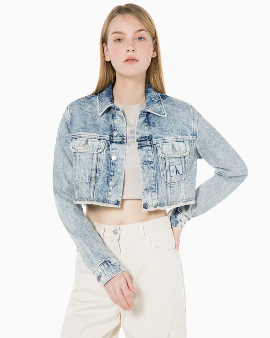 여성 익스트림 90's 크롭 데님 재킷