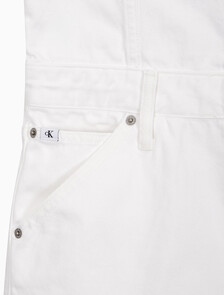 Buy 여성 덩거리 오버롤 쇼츠 in color CHALKY BLUE