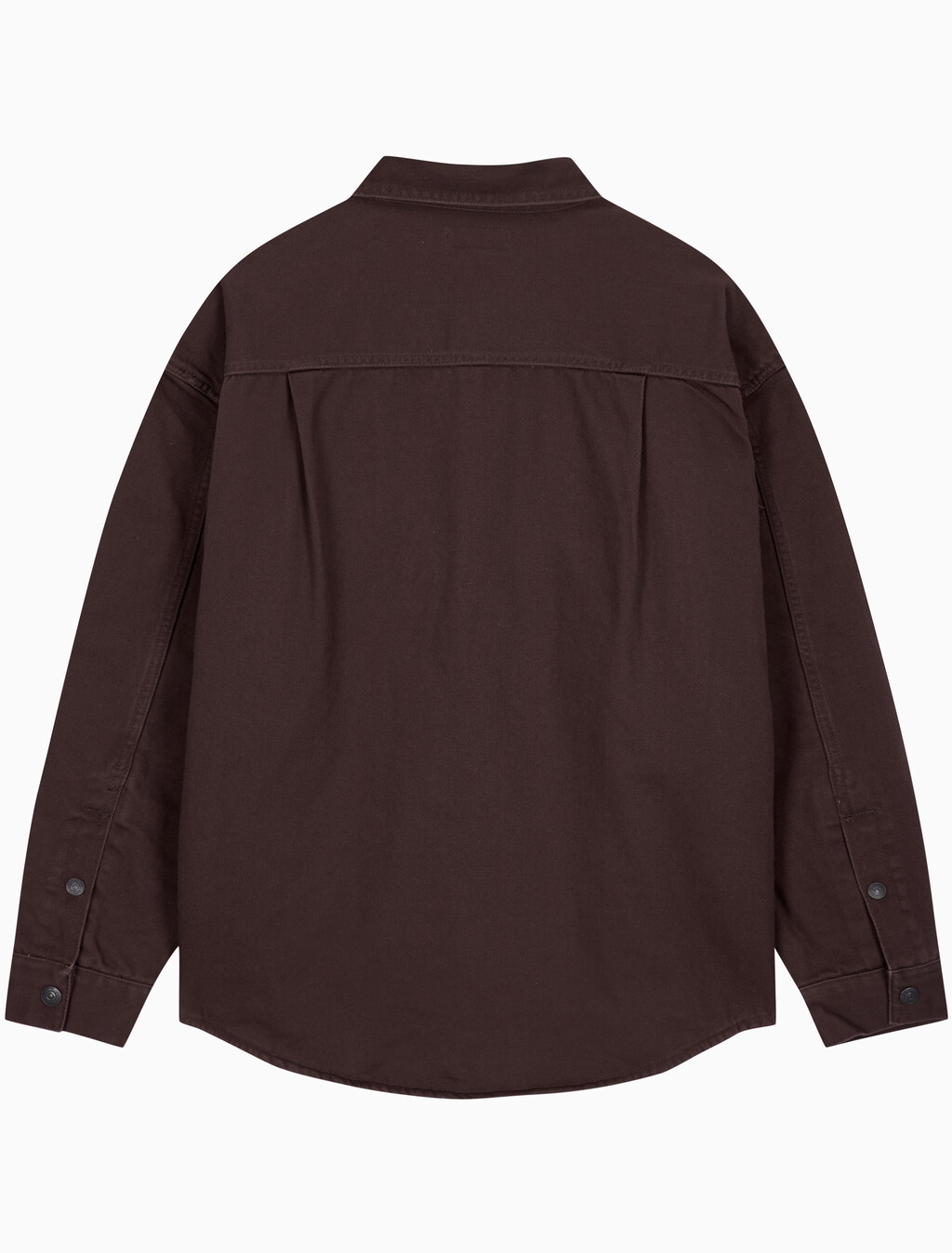 Buy 남성 90s 페디드 자바 긴팔 셔츠 in color brown