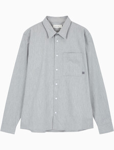 Buy 남성 멜란지 유틸리티 셔츠 in color GREY