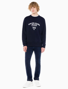 Buy 남성 슬림핏 블루블랙 데님 in color BLUE BLACK HANGER LOOP