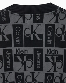 Buy 여성 브이넥 AOP 베스트 in color CK BLACK